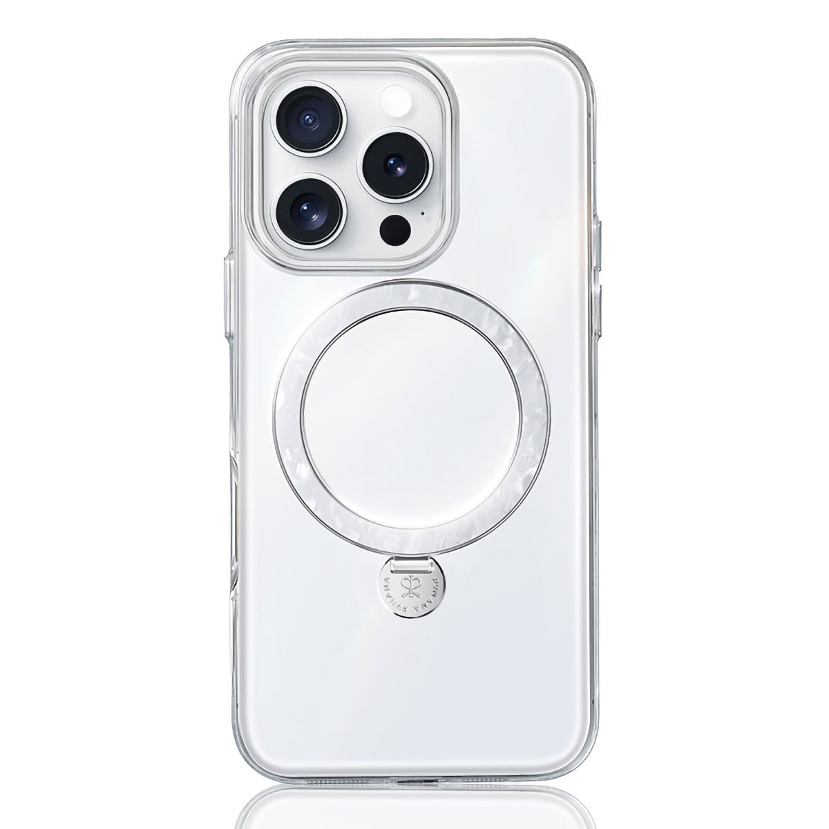 Pynana Dancing Streamer Magsafe Uyumlu iPhone 16 Pro Max Standlı Kılıf