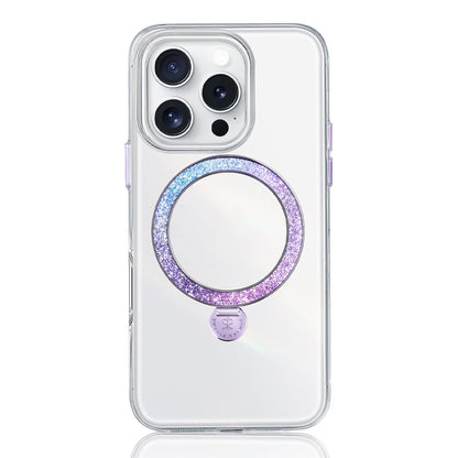 Pynana Dancing Streamer Diamond Magsafe Uyumlu iPhone 16 Pro Standlı Kılıf