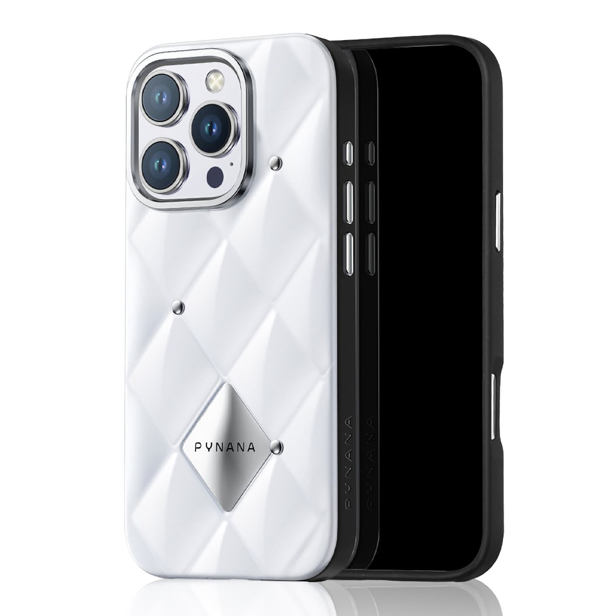 Pynana Metal Diamond iPhone 16 Pro Kılıf