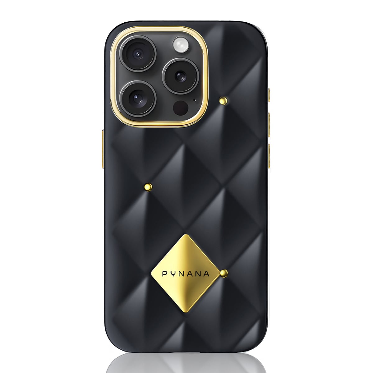 Pynana Metal Diamond iPhone 16 Pro Kılıf