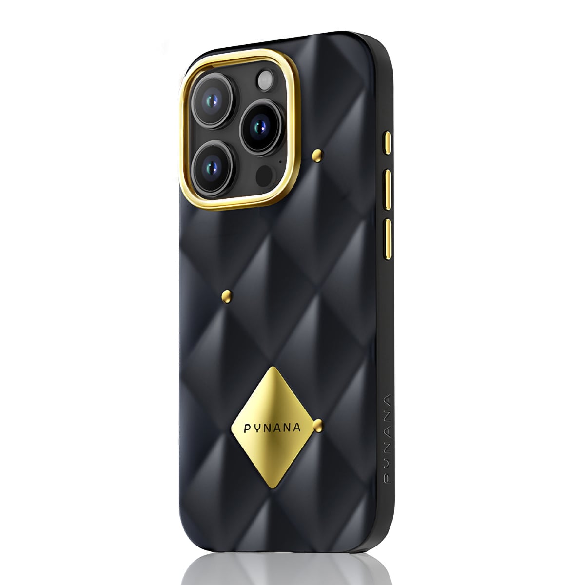 Pynana Metal Diamond iPhone 16 Pro Kılıf