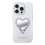 Pynana Mirror Serisi Zirconia Taşlı iPhone 16 Pro Max Kılıf