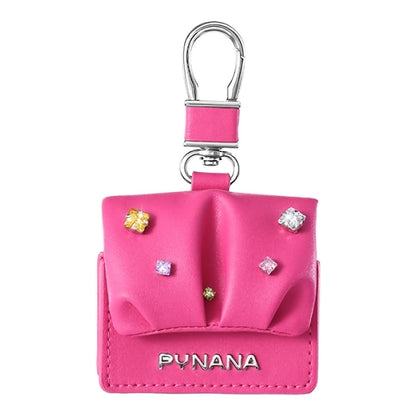 Pynana Sugar Cube Airpods Pro 2 Kılıf PU Deri Taşlı Çanta